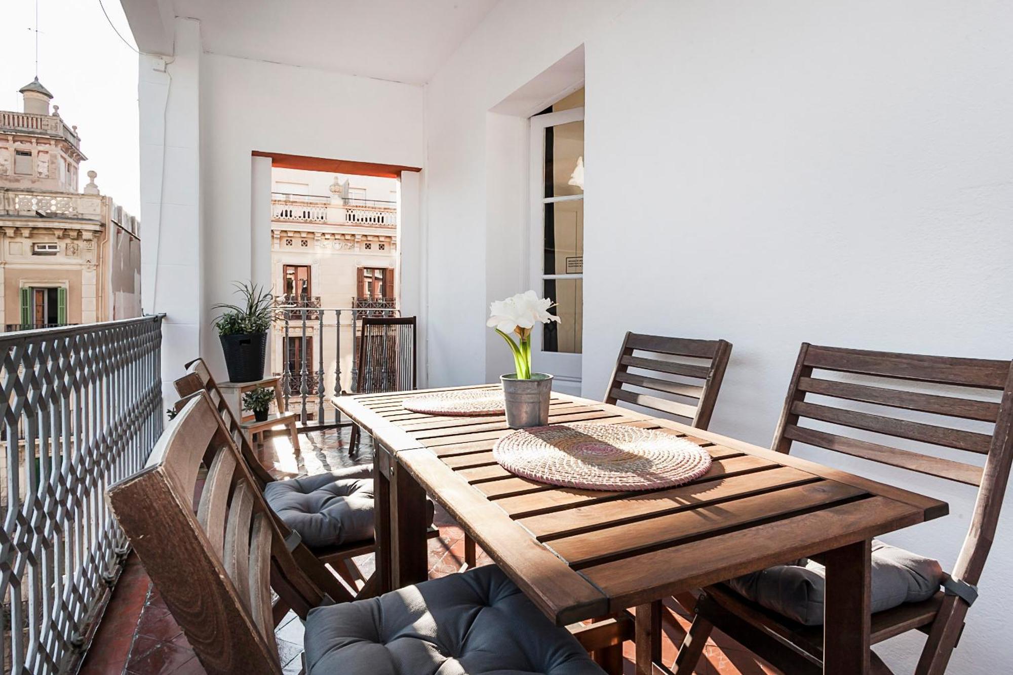 Beautiful Apartment With Terrace In Барселона Экстерьер фото